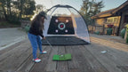 Golf Practice Pro™ – 10x7FT Golf Practice Net with Training Mat, Target, Golf Balls, Tees & Carry Bag for Backyard, Indoor & Outdoor Practice